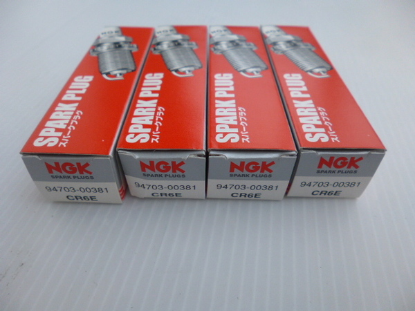 CR6Eスパークプラグ4本セット(NGK)未使用新品送料無料
