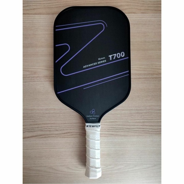 ピックルボール パドル T700 生カーボンファイバ 紫ZTY