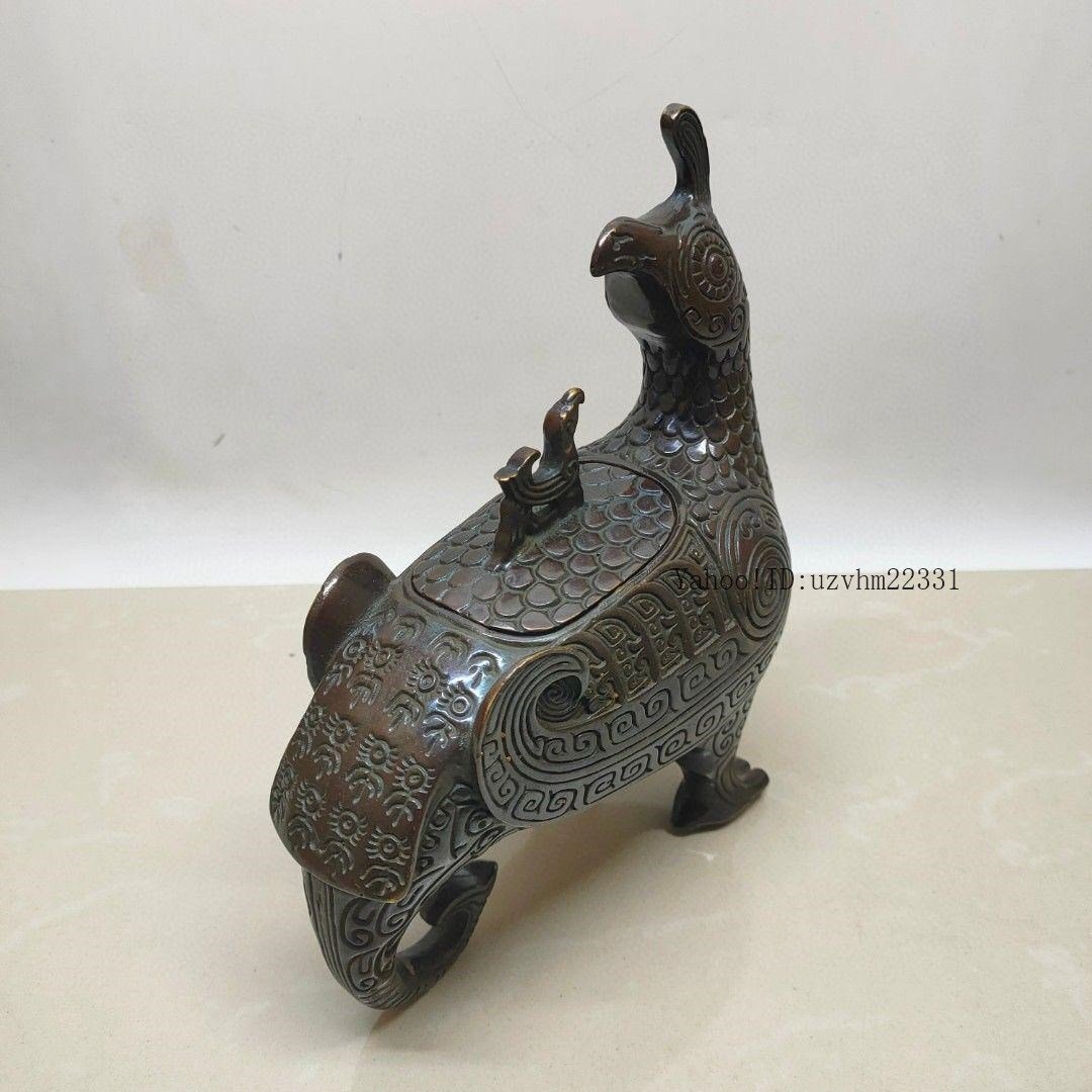 銅器 鳥尊 酒器 装飾品 現代工芸品美術品 置物 銅器 鳥尊 酒器 装飾品 現代工芸品美術品 置物