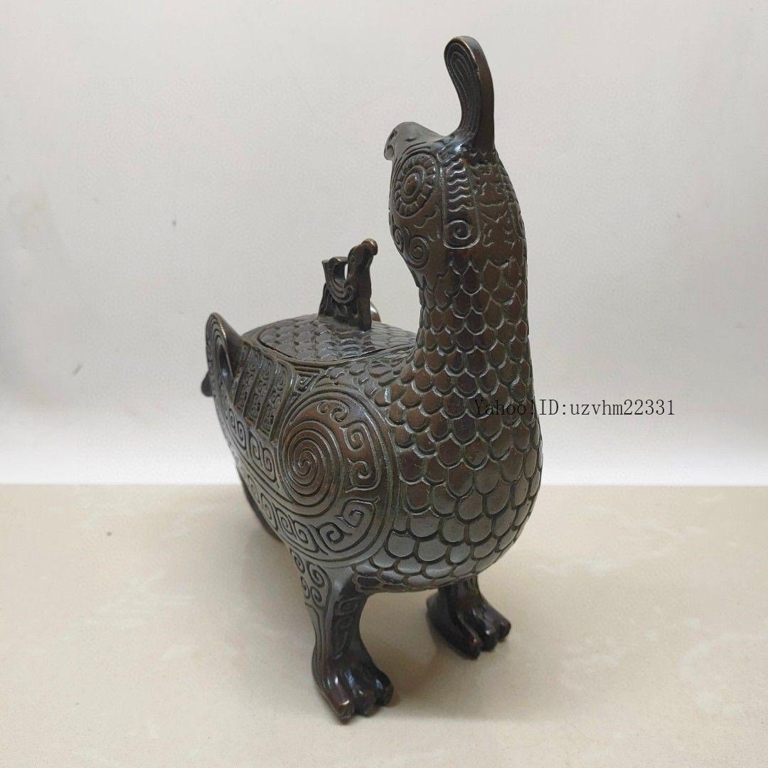 銅器 鳥尊 酒器 装飾品 現代工芸品美術品 置物 銅器 鳥尊 酒器 装飾品 現代工芸品美術品 置物