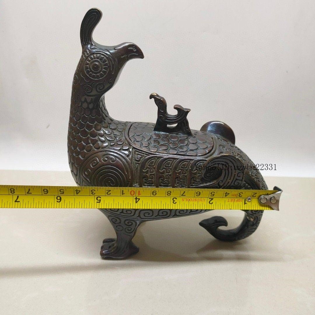 銅器 鳥尊 酒器 装飾品 現代工芸品美術品 置物 銅器 鳥尊 酒器 装飾品 現代工芸品美術品 置物