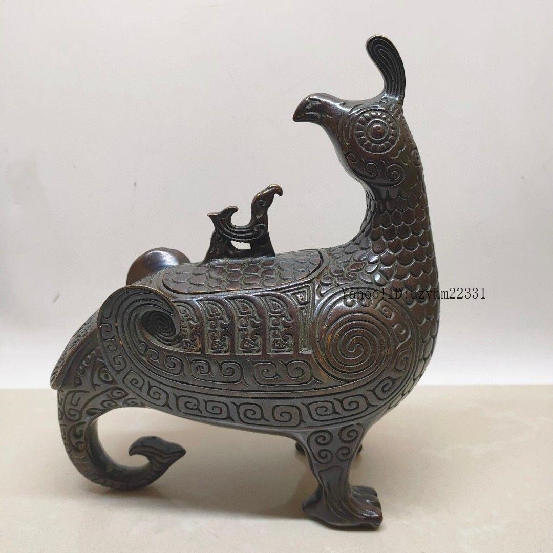 銅器 鳥尊 酒器 装飾品 現代工芸品美術品 置物 銅器 鳥尊 酒器 装飾品 現代工芸品美術品 置物