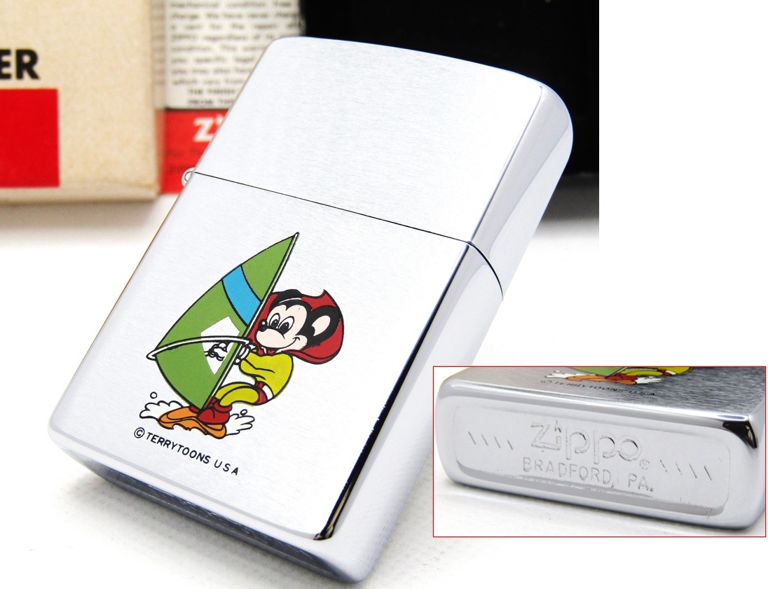 楽天市場】ビンテージZippo ミッキーマウス スリムサイズ 1978年