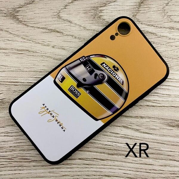 アイルトン・セナ ヘルメット iPhone XR ケース F1 マクラーレン ロータス ホンダ ブラジル スマホ