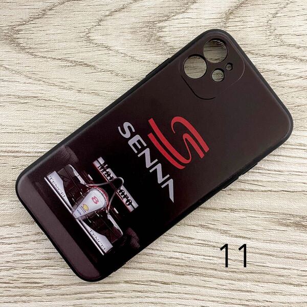 アイルトン・セナ 黒 マクラーレン iPhone 11 ケース F1 ホンダ McLaren Honda スマホ