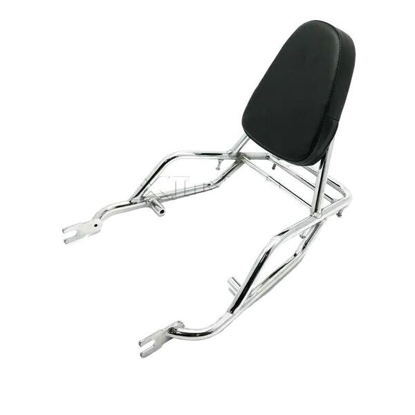 管-KAWASAKI W400 W650 W800 リアキャリア バックレスト 銀色 管-W-1-1