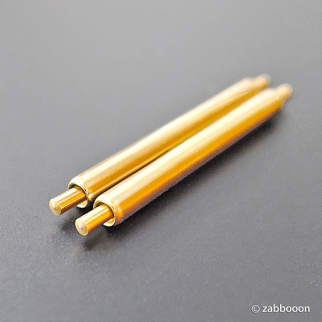 太い バネ棒 20mm【高品質スイス製】ヴィンテージ Gilt ゴールド 金メッキ仕上げ 未使用 2本セット パテック・フィリップ カラトラバへ