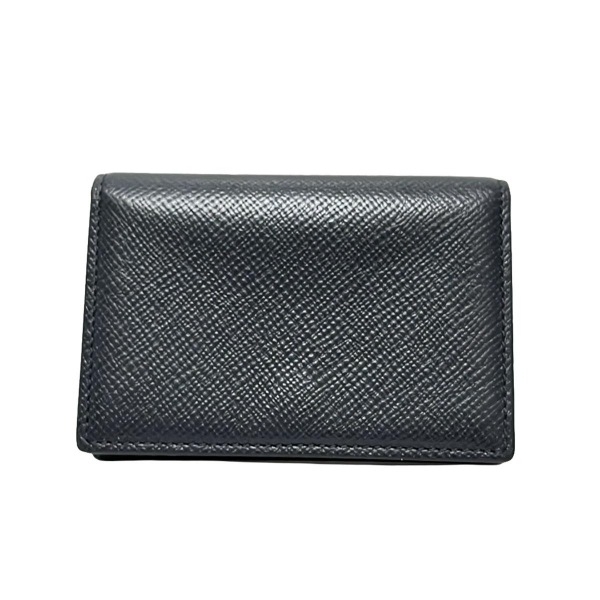 スマイソン SMYTHSON 名刺入れ - レザー ダークネイビー 財布