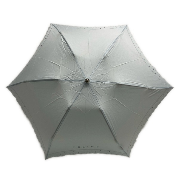 Celine セリーヌ マカダム総柄 レース 日傘 折りたたみ傘 鑑定済み正規品 Celine セリーヌ マカダム総柄 レース 日傘 折りたたみ傘 鑑定