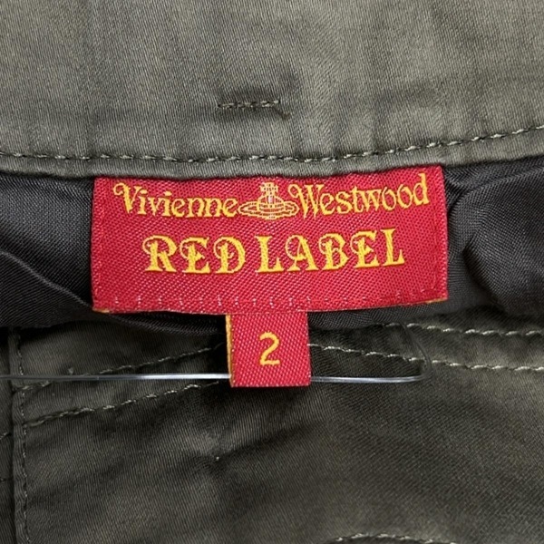 ヴィヴィアンウエストウッドレッドレーベル VivienneWestwoodRedLabel ショートパンツ サイズ2 M - カーキ レディース プリーツ ボトムス ヴィヴィアンウエストウッドレッドレーベル VivienneWestwoodRedLabel ショートパンツ サイズ2 M - カーキ レディース プリーツ ボトムス
