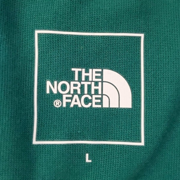 ノースフェイス THE NORTH FACE 長袖Tシャツ サイズL - ダークグリーン レディース クルーネック/タグ付き 美品 トップス ノースフェイス THE NORTH FACE 長袖Tシャツ サイズL - ダークグリーン レディース クルーネック/タグ付き 美品 トップス