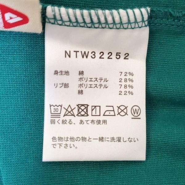 ノースフェイス THE NORTH FACE 長袖Tシャツ サイズL - ダークグリーン レディース クルーネック/タグ付き 美品 トップス ノースフェイス THE NORTH FACE 長袖Tシャツ サイズL - ダークグリーン レディース クルーネック/タグ付き 美品 トップス