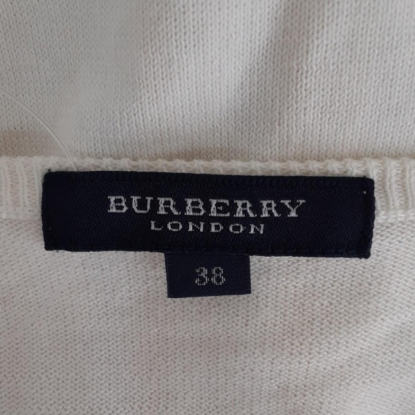バーバリーロンドン Burberry LONDON カーディガン サイズ38 L - アイボリー レディース 七分袖 美品 トップス バーバリーロンドン Burberry LONDON カーディガン サイズ38 L - アイボリー レディース 七分袖 美品 トップス