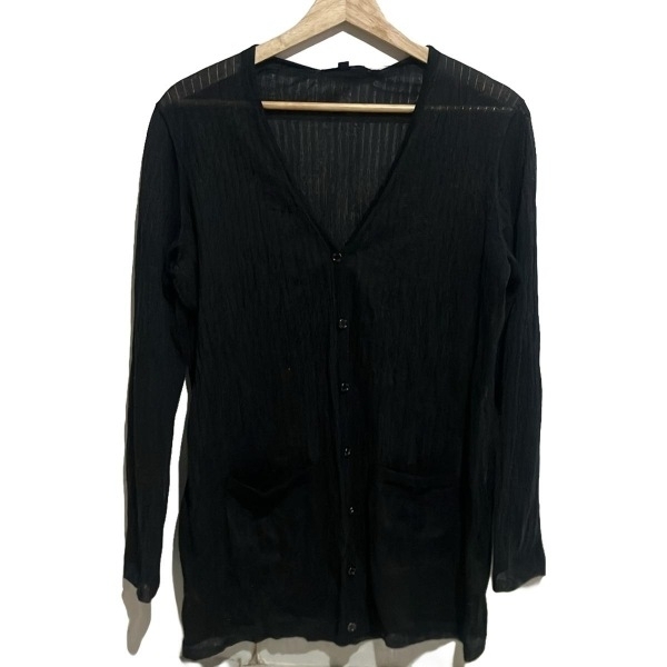 新品未使用 バーバリーロンドン ホース ロゴ刺繍 透かし編み カーディガン 長袖 2025年最新】Yahoo!オークション -バーバリー カーディガンの