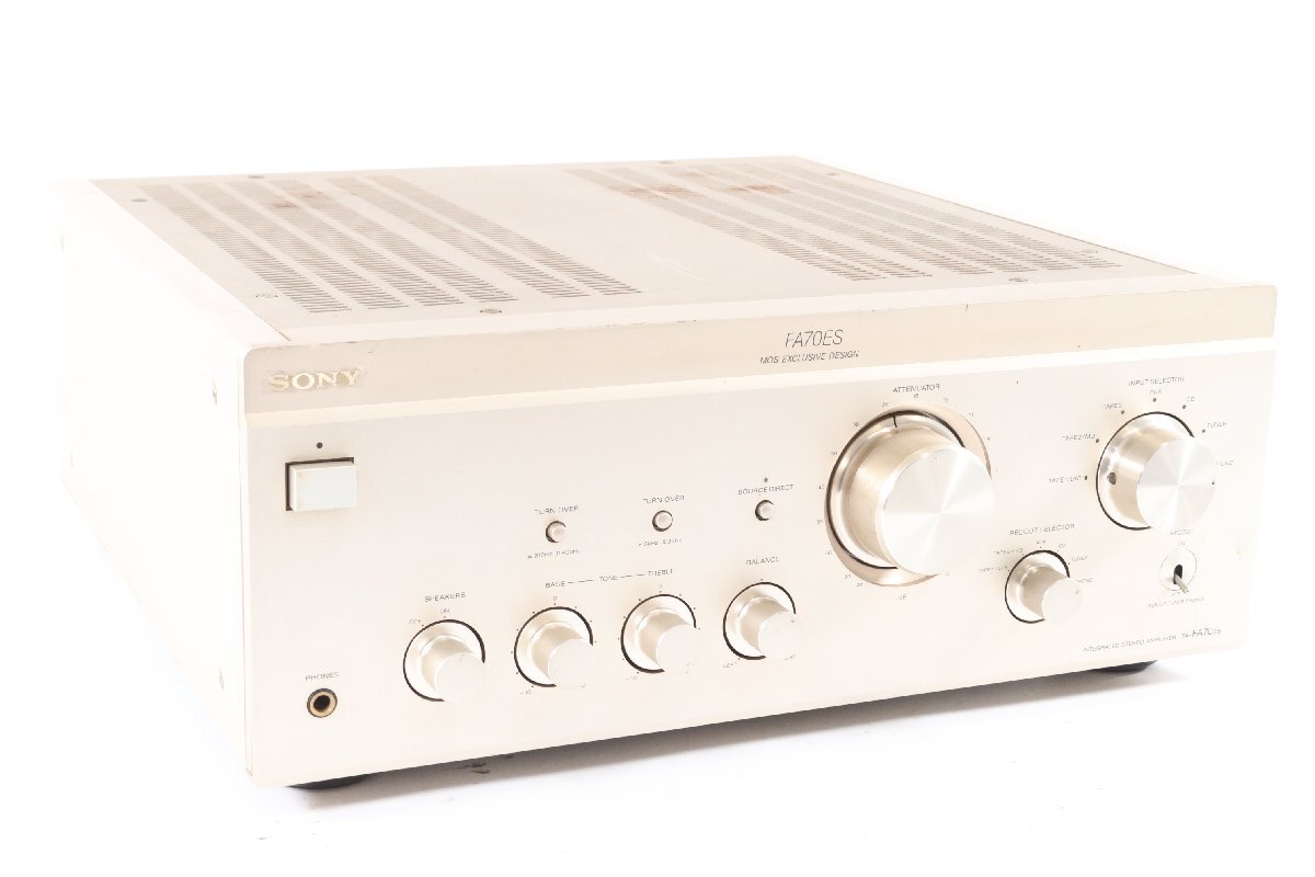 SONY ソニー TA-FA70ES INTEGRATED STEREO AMPLIFIER プリメインアンプ 音響機器 オーディオ機器 5955-TE