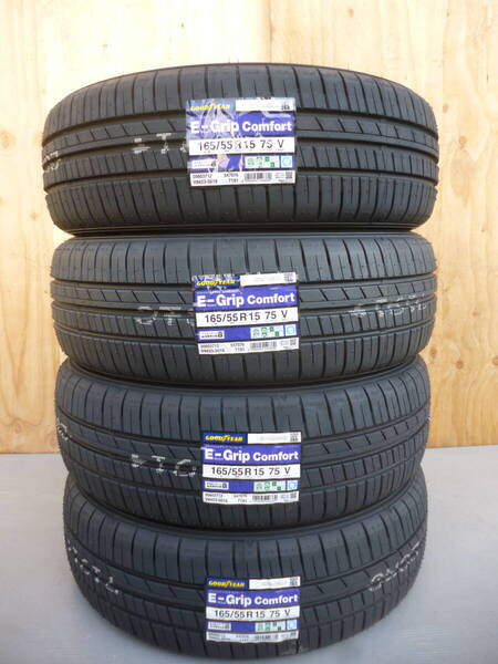 全国送料込■グッドイヤーEGコンフォート■165/55R15■軽自動車N-BOXタントムーヴスペーシアラパンデイズワゴンRアルトNワンNワゴンミラ