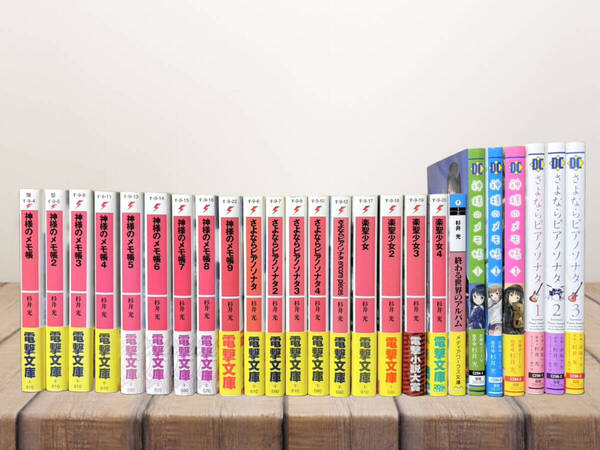 ☆美品☆ 杉井光作品 25冊セット 神様のメモ帳 さよならピアノソナタ 楽聖少女 終わる世界のアルバム
