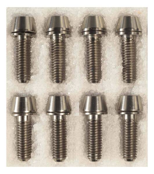 64チタンボルトM5×16mm シルバー8本ステム用【1.9g/本】⑧