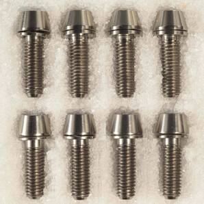64チタンボルトM5×16mm シルバー8本ステム用【1.9g/本】