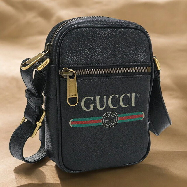 中古 グッチ ショルダー ユニセックス ブランド GUCCI ショルダーバッグ レザー 574803 ブラック バッグ
