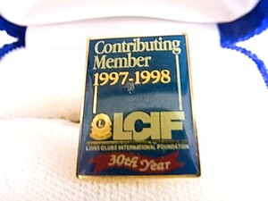 ビンテージ/ヴィンテージ COLLECTION コレクション ライオンズクラブ ContributingMember 1977-1998 CIF 30thyear ピンバッジ◇