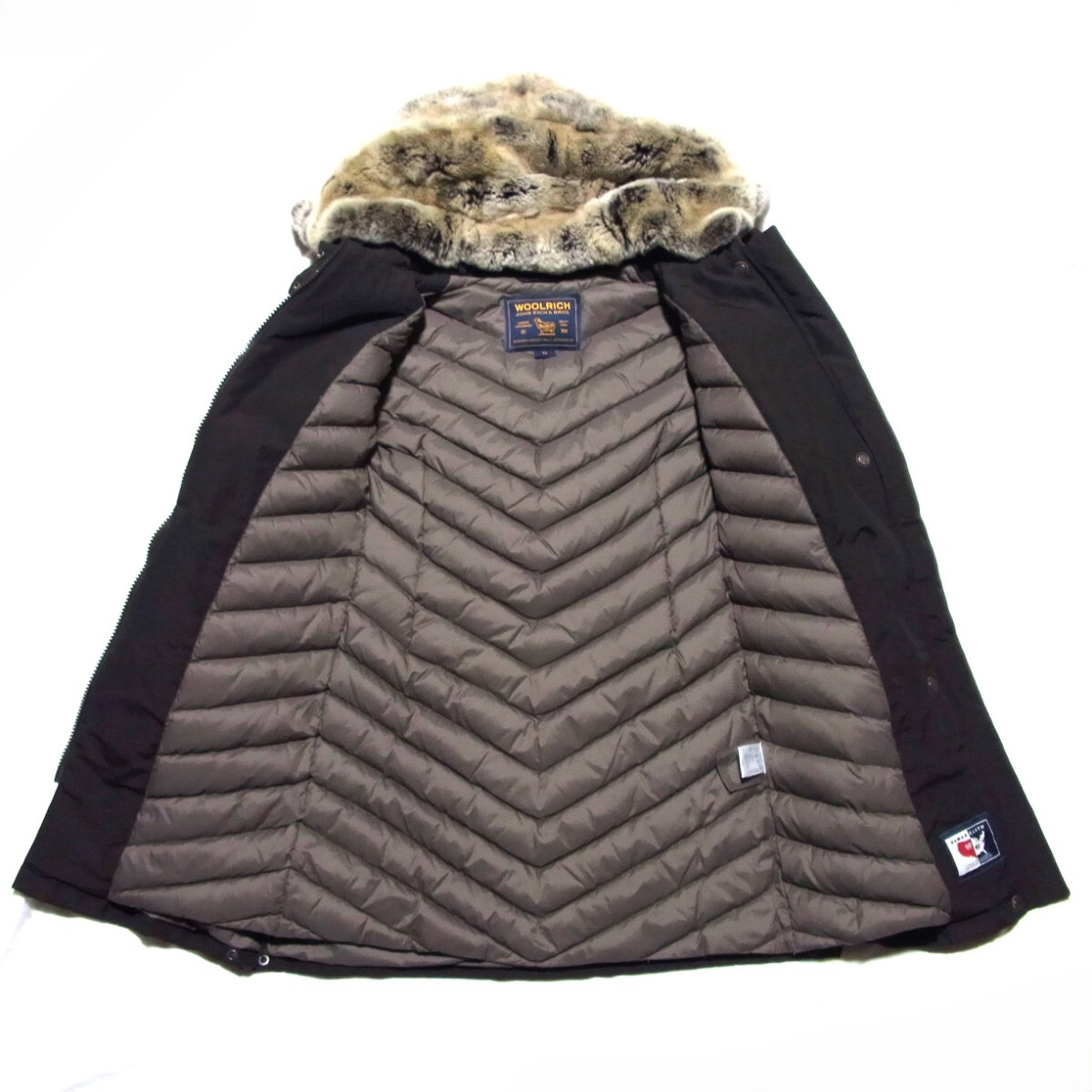 WOOLRICH ウールリッチ W'S BOW BRIDGE ボウブリッジ ファー ダウン コート XS ブラウン レディース WOOLRICH ウールリッチ W'S BOW BRIDGE ボウブリッジ ファー ダウン コート XS ブラウン レディース