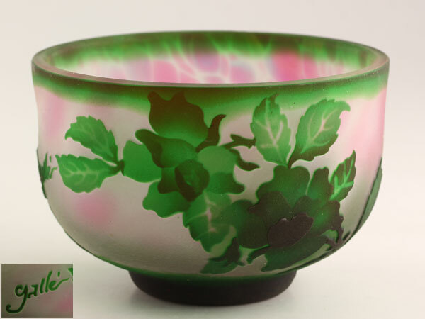 Yahoo!オークション -「エミールガレ茶碗」(ガラス) (工芸品)の