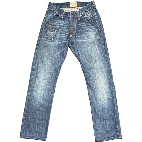 MADE IN ITALY製 Energie Ray Johnson Limited Edition デニムパンツ インディゴ W28-L34サイズ エナジー イタリア製
