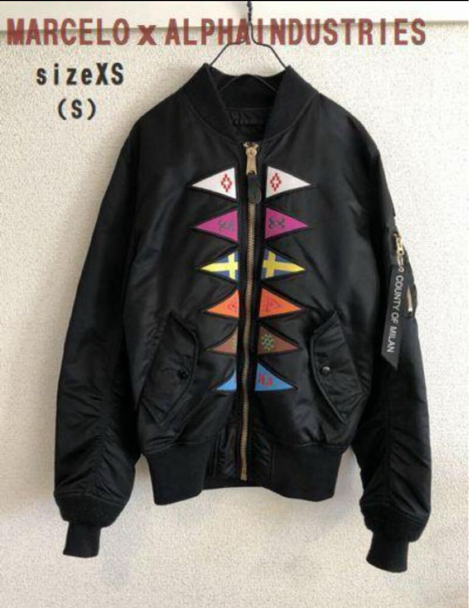 90sアルファ USA製 MA1 JKT XXL ブラック 極上
