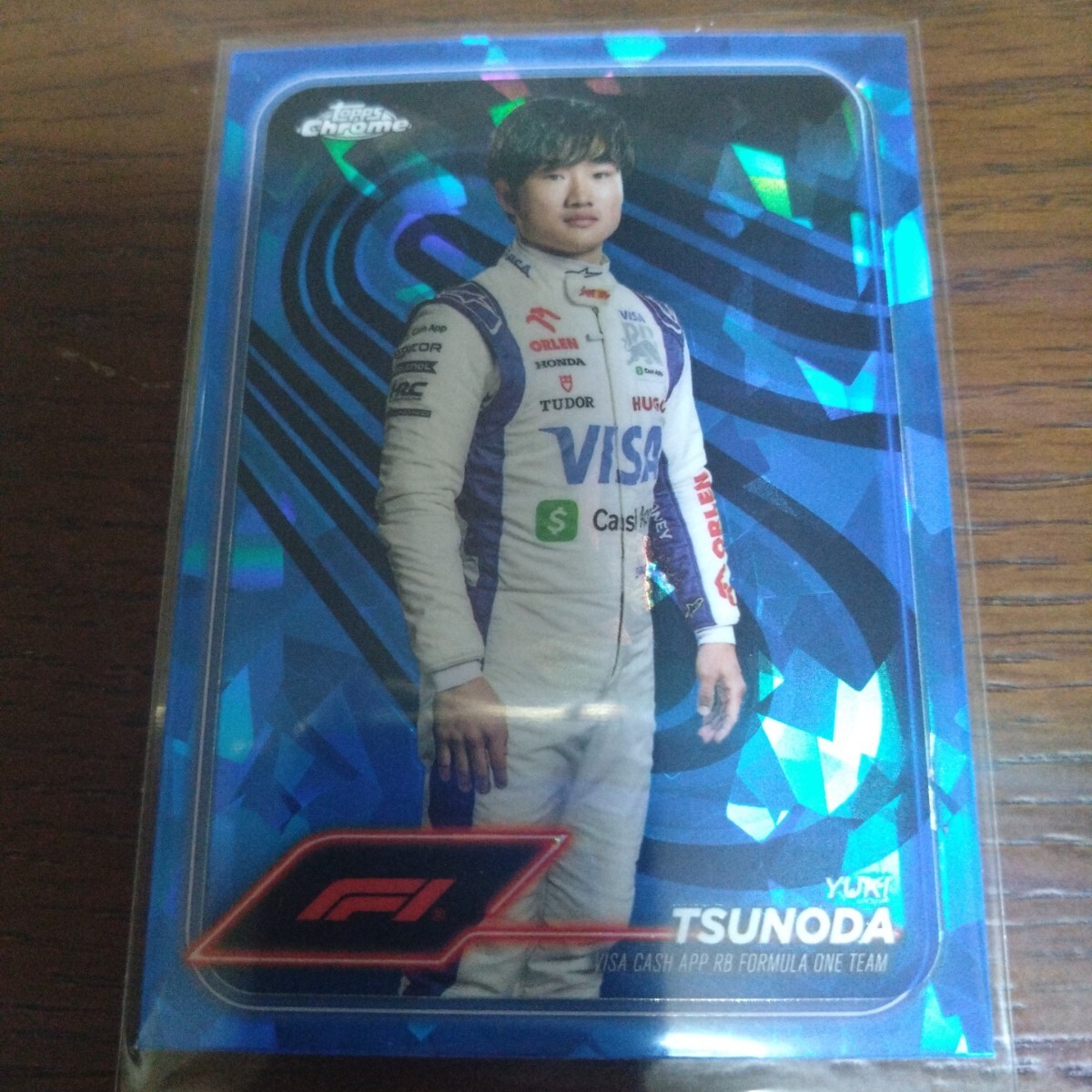 PSA7 Topps Chrome F1 角田裕樹 サインカード ルーキー