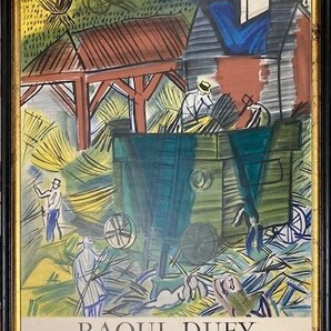 【特価】 ≪ ラウル デュフィ ≫ オリジナルリトグラフ【石版画】 MUSEE TOULOUSE-LAUTREC ALBI 1955年 RAOUL DUFY