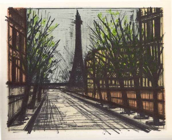 【特価】 ≪ ビュッフェ ≫ レゾネ図版 【 PARIS=THE EIFFEL TOWER 】
