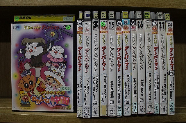 アンパンマン レンタルアップ DVD 14枚セット 映画 ムービー