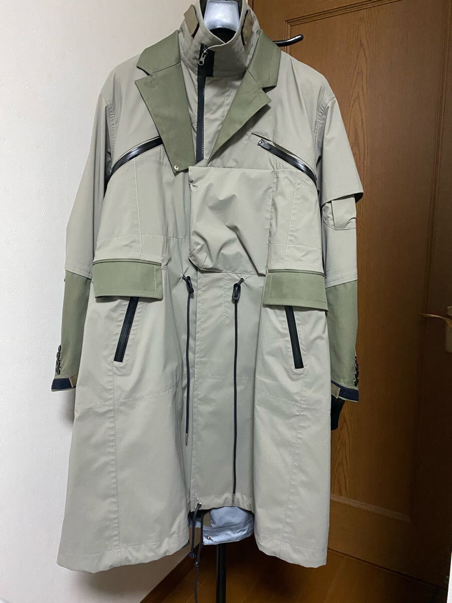 Yahoo!オークション - 綾野 剛 着用 21SS sacai Suiting Coat 1