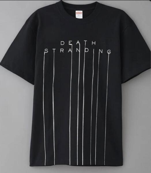 DEATH STRANDING Tシャツ ロゴ 黒 Lサイズ 新品 デススト