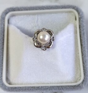 あこや真珠 パールタイピン 7.8mm タイタック レトロ 結婚式 入学式 卒業式