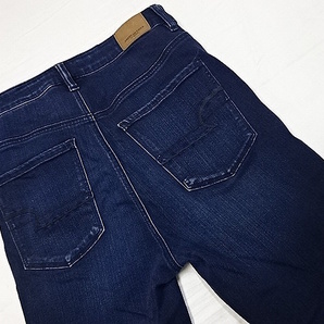 送料無料☆アメリカンイーグル☆濃紺ハイエストライズジェギング☆US6☆ウェスト約74cm