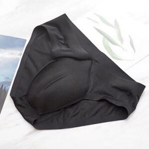 カバーパンツ 男性用 Tバック 前閉じ 男の娘パンツ 変装 下着 女装用 黒Lサイズ コスプレ衣装