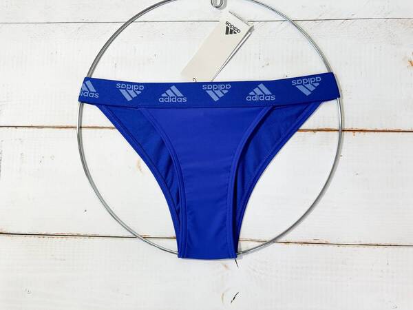 【即決】adidas アディダス 女性用 ビーチバレー ビキニ ショーツ 水着 ブルマ Blue 海外XS