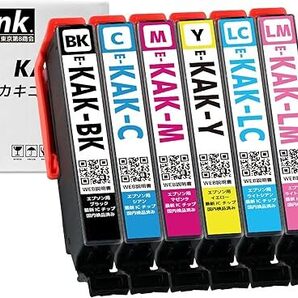【東京第8商会Enk】KAK-6CL 6色セット カキゴオリ エプソン (EPSON) 用 KAK-BK KAK-C KAK-M KAK-Y KAK-LC KAK-LM 0211
