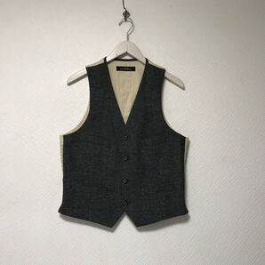 本物グリーンレーベルリラクシングGREENLABELRELAXINGユナイテッドアローズウールベストジレメンズサーフアメカジゴルフドレスグレーS44