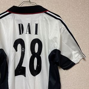 90s adidas アディダス サッカーユニフォーム メンズL ゲームシャツ