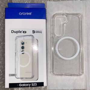 701a3016☆ araree Galaxy S23 用 ケース magsafe対応 クリアケース