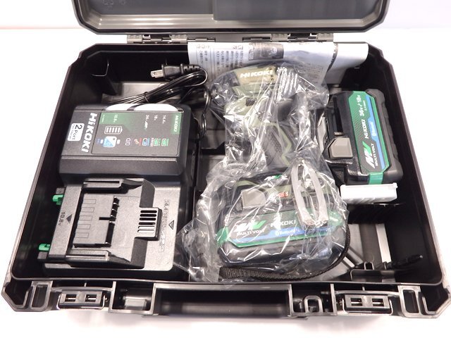 未使用品 Hikoki コードレスインパクトドライバー WH36DD 2XHGSZ 36V-2.5Ah 高速充電器・バッテリー×2付 インボイス領収書発行可 ①