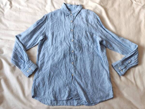 リネンシャツ XL OLD Uniqlo