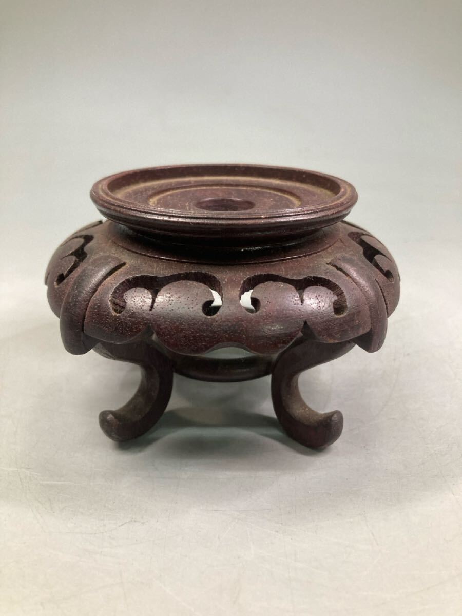 花台 香炉台 飾り台 中国美術 中国古玩 煎茶道具 古美術品 Y1-67
