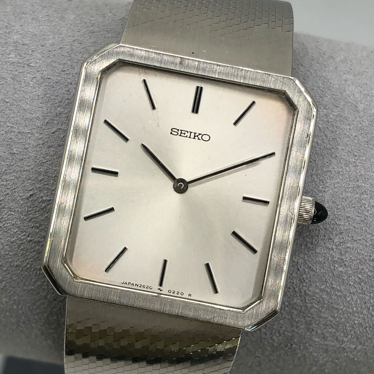 ヴィンテージ SEIKO 2620-5070 スクエア 稼働品 美品 希少 Yahoo!オークション -「2620-5070」の落札相場・落札価格