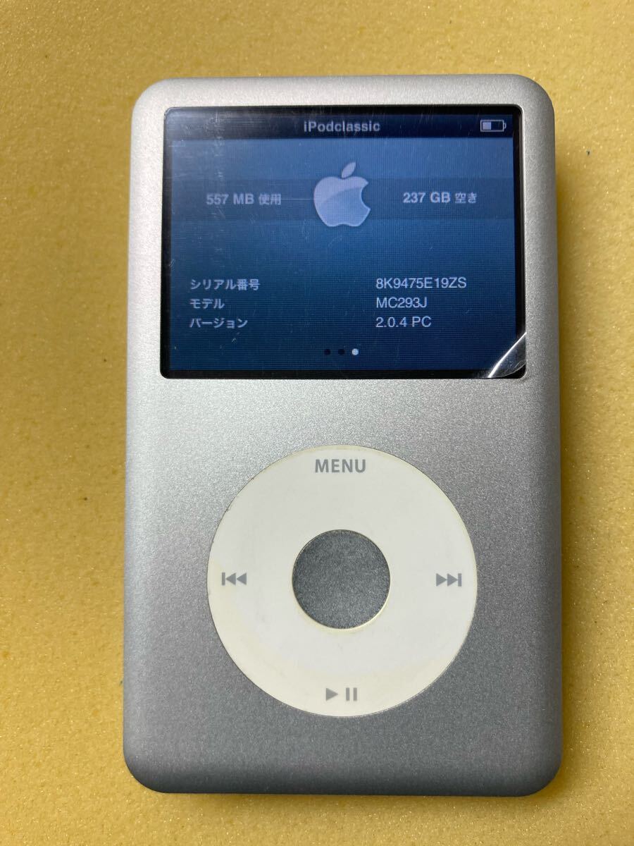 iPod classic 160GB MC293J/A 動作確認済 バッテリー弱 - メルカリ