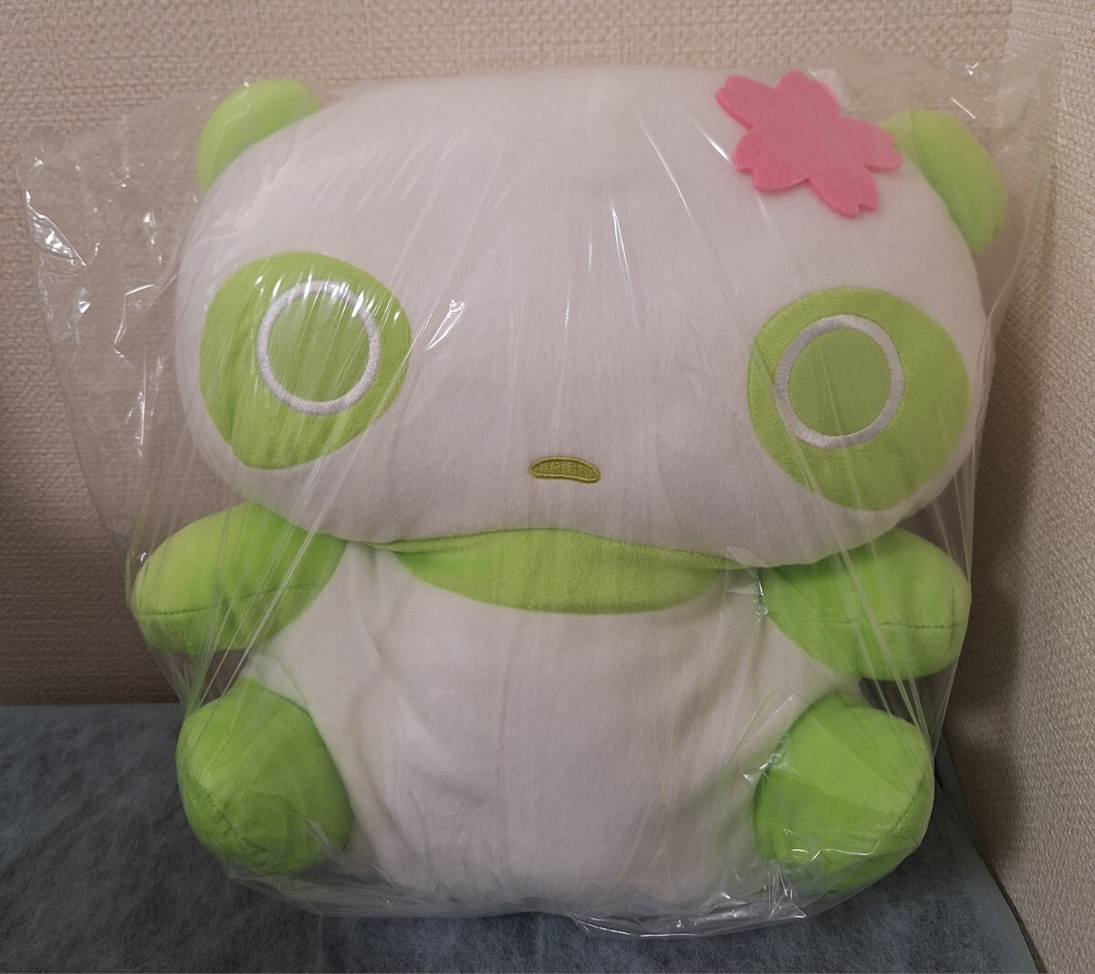 中古ぬいぐるみ たれぱんだ あおむけ もちもちたれぬいぐるみXL