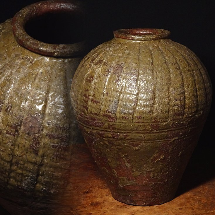 Yahoo!オークション -「高麗青磁 壺」(李朝) (中国、朝鮮半島)の Yahoo!オークション -「高麗青磁 壺」(李朝) (中国、朝鮮半島)の